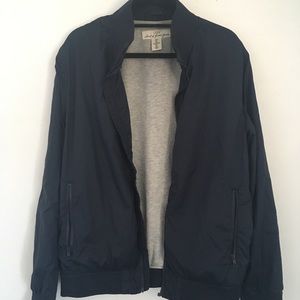 Nylon/fleece athletic jacket